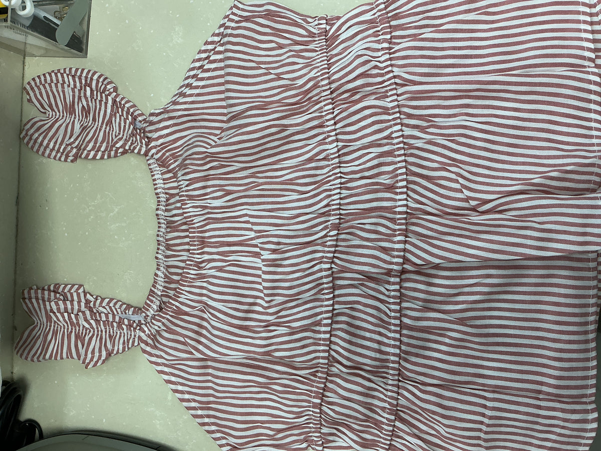 Red and white striped top – Lavish 31