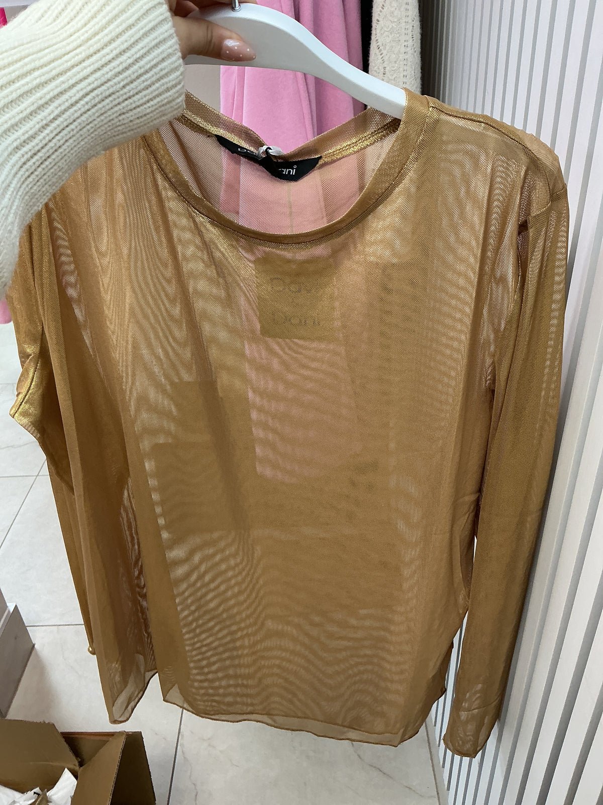 Gold sheer top – Lavish 31