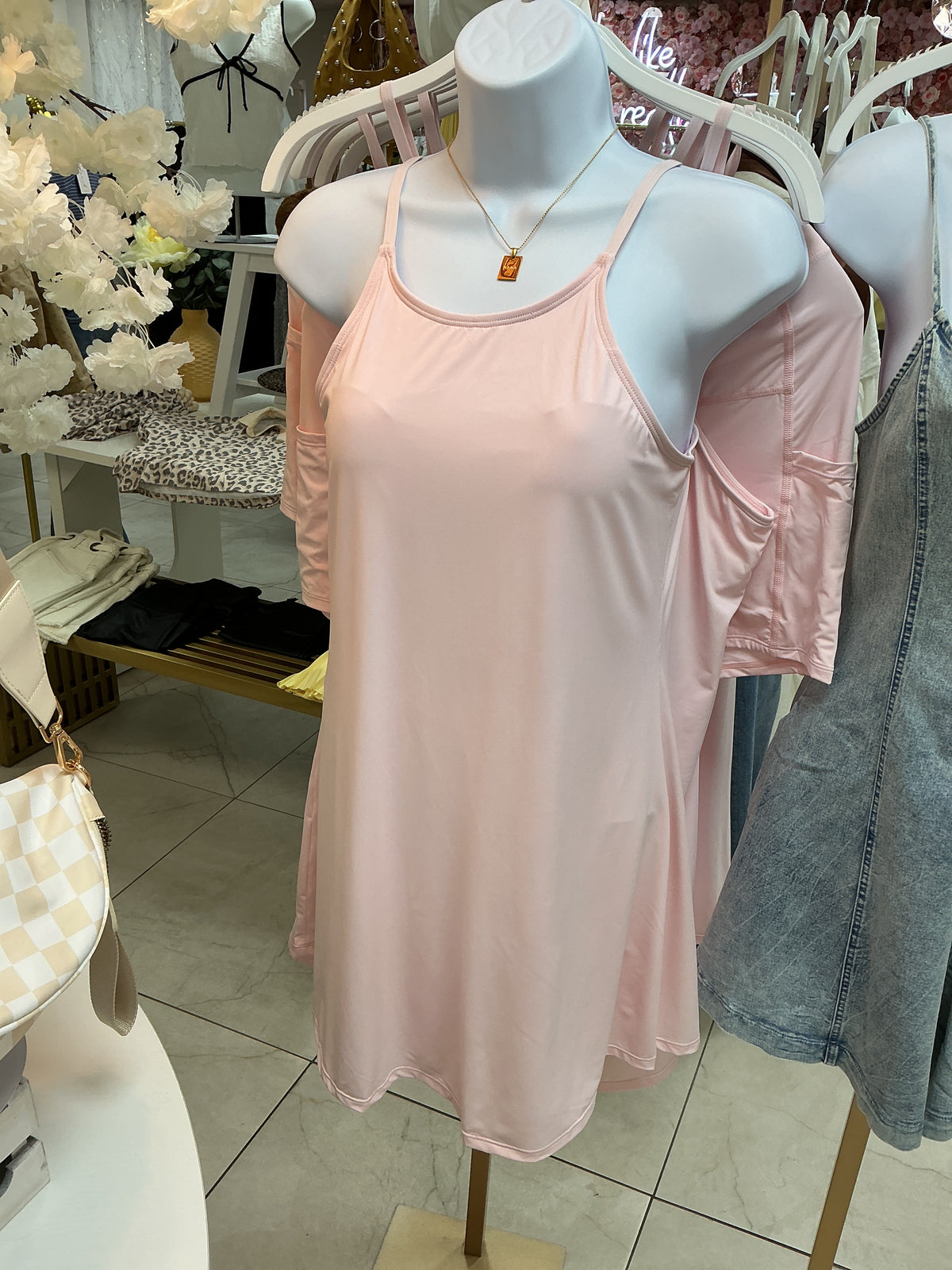 Pink two piece romper – Lavish 31