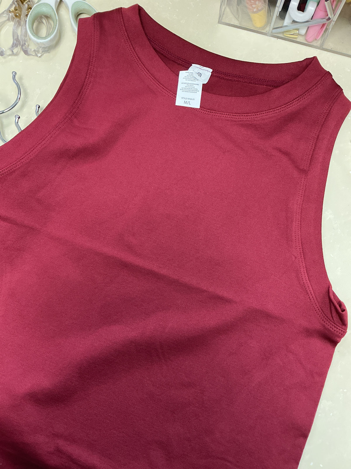 Burgundy tank – Lavish 31