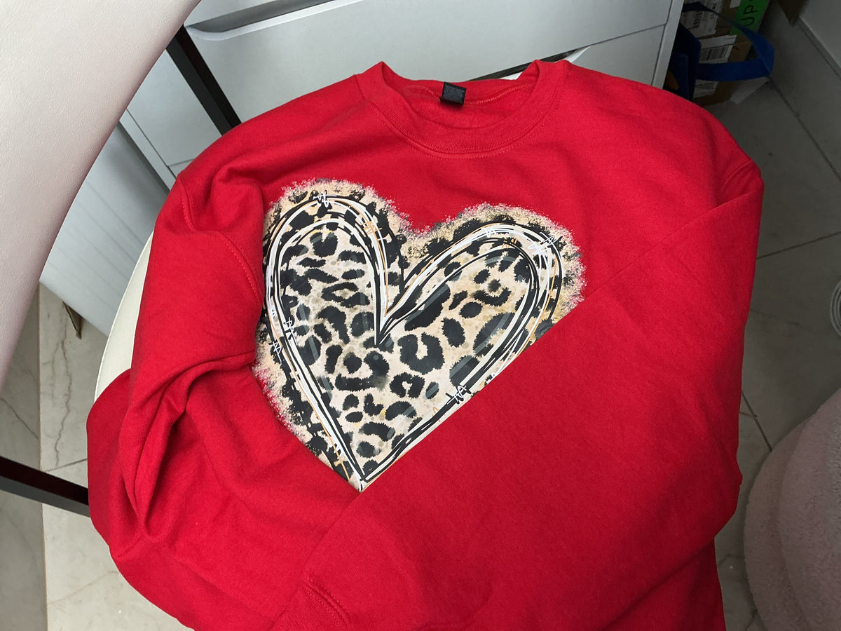 Red leopard sweatshirt – Lavish 31