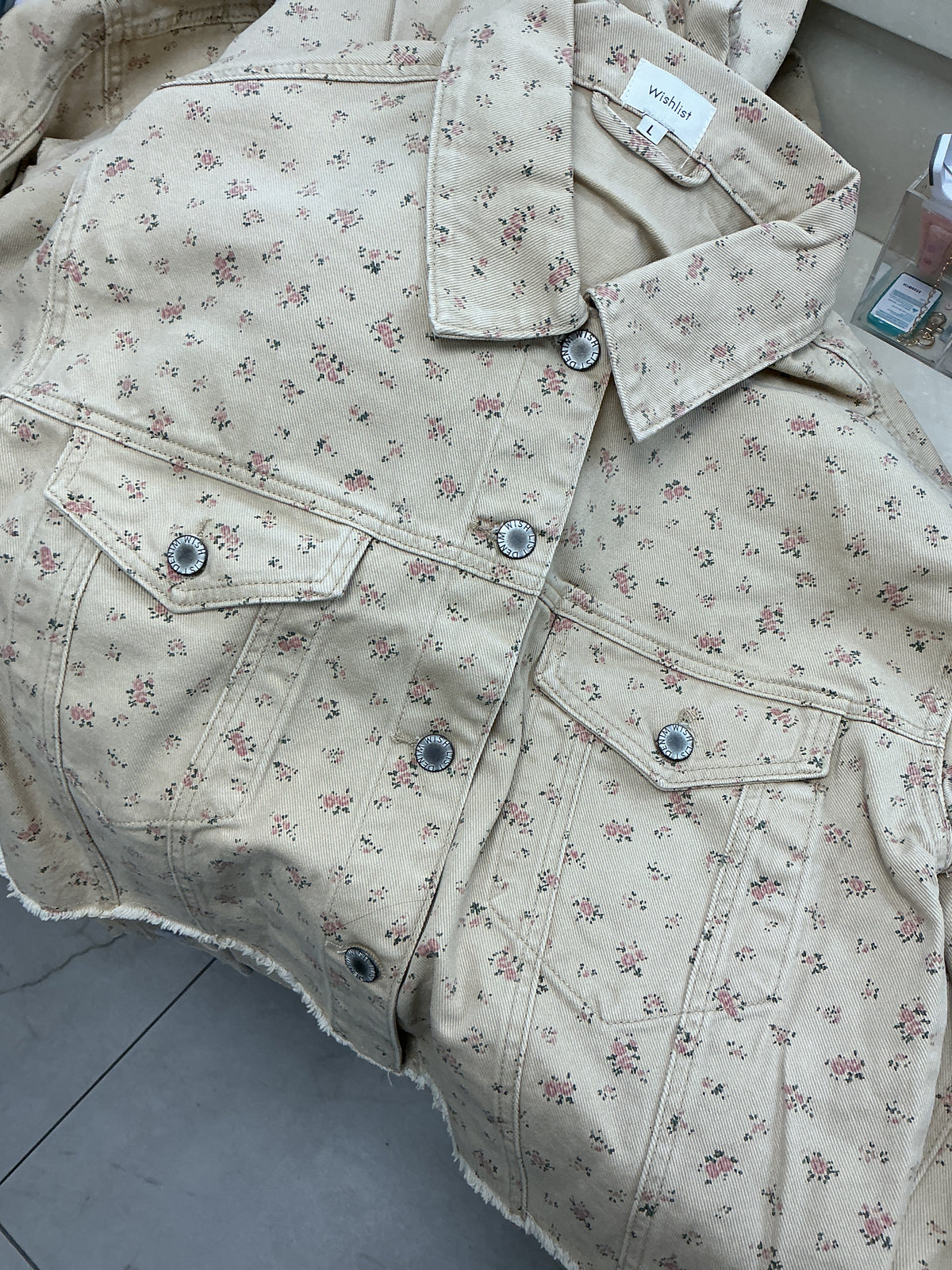 Tan floral jacket – Lavish 31