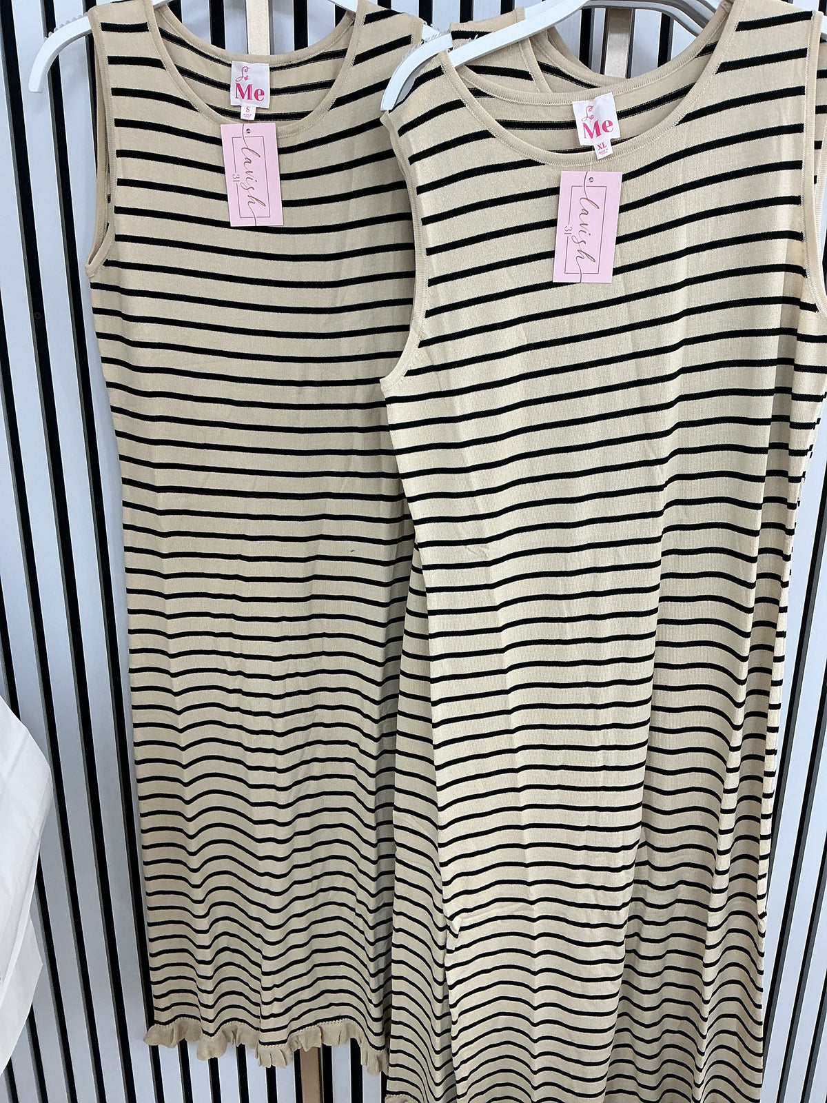 Brown striped dress – Lavish 31