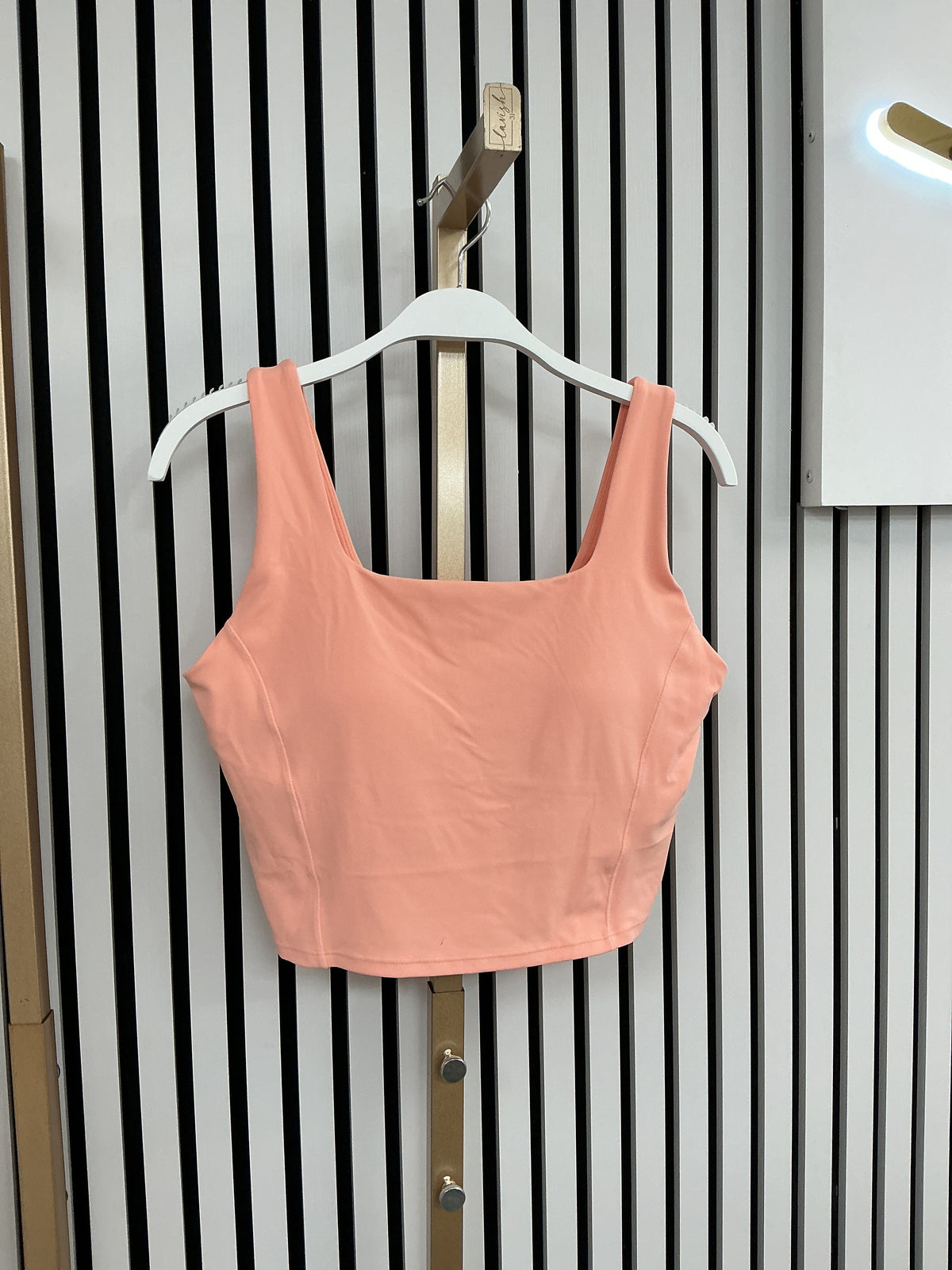 Blush tank with built in bra – Lavish 31