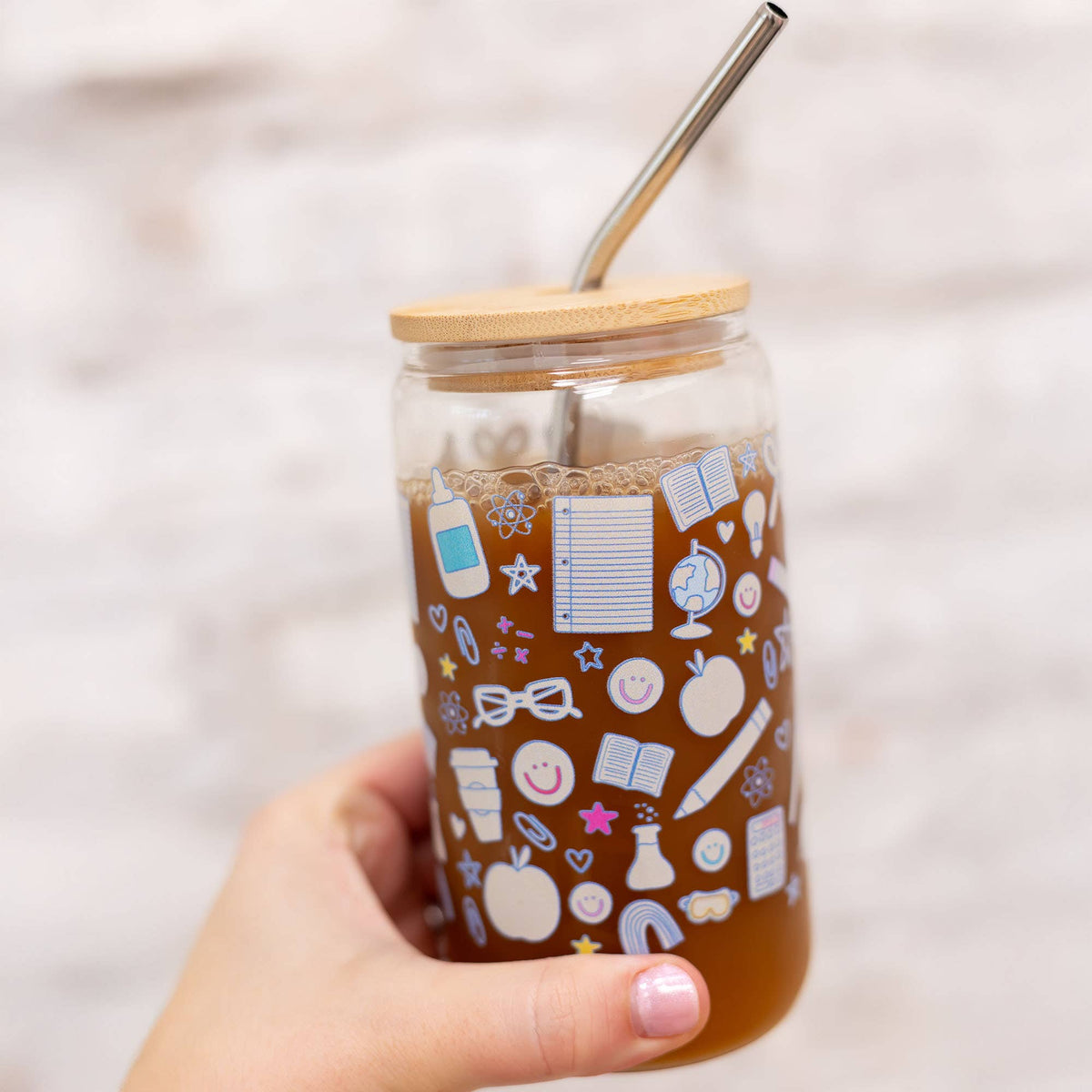 Classroom Icons Glass Can – Lavish 31 (view 3)