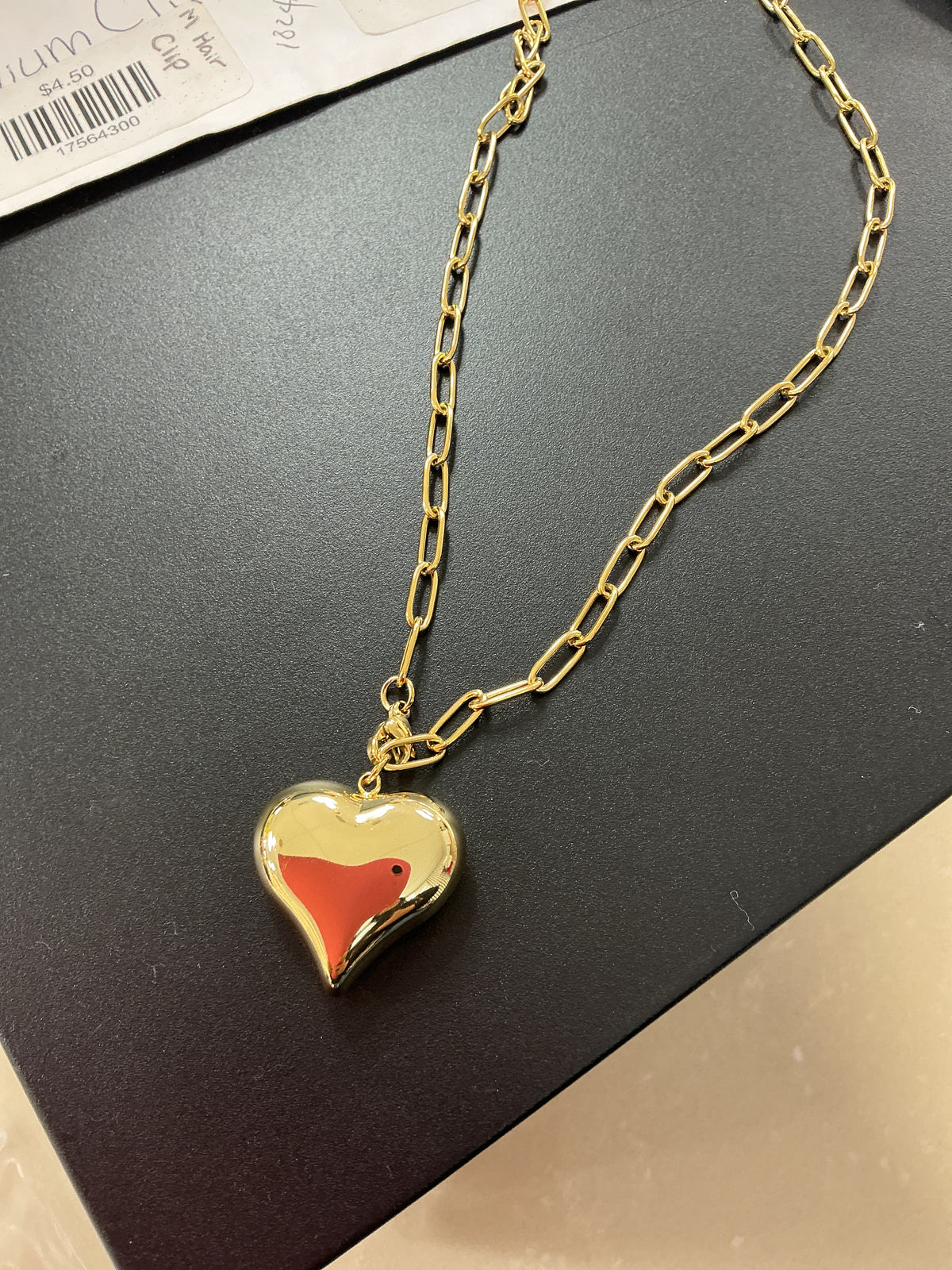 Bubble heart chain necklace – Lavish 31