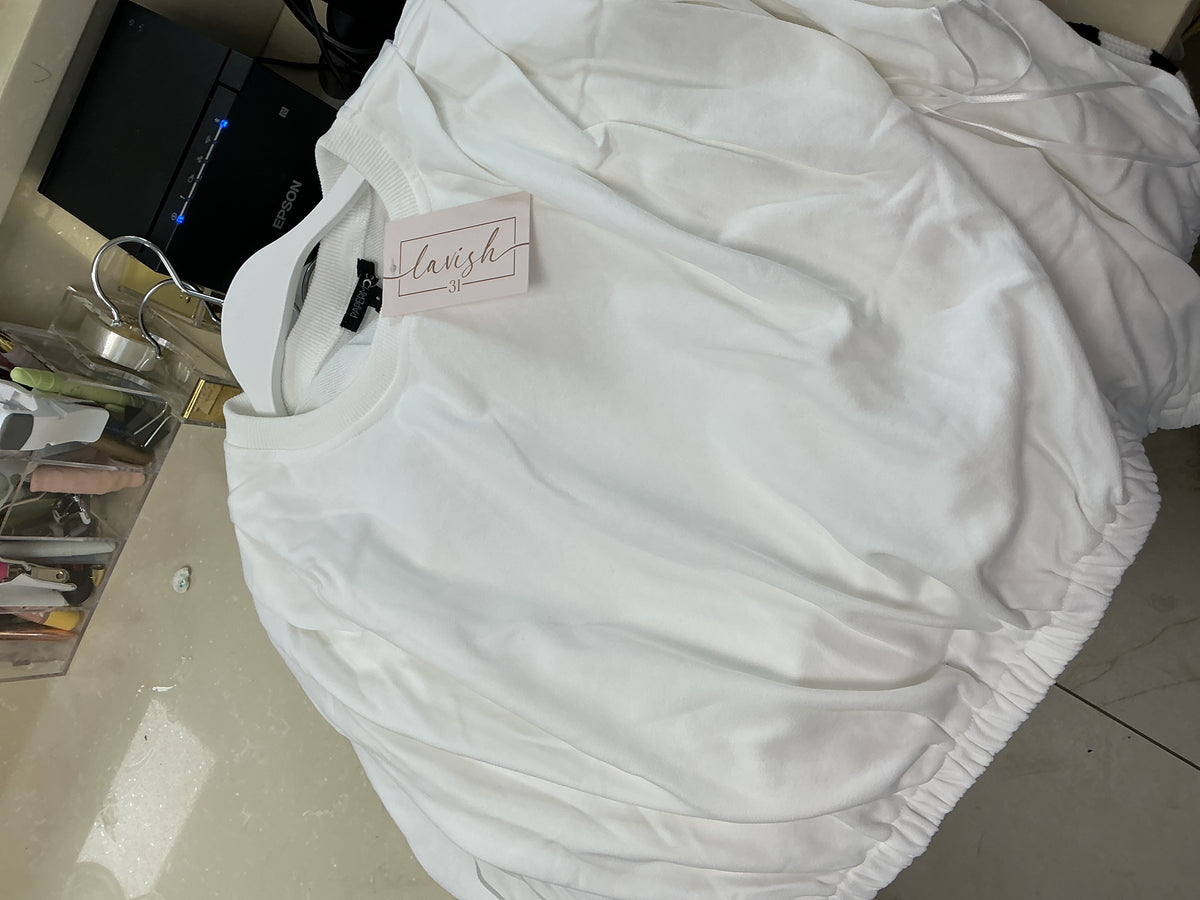 White scrunch top – Lavish 31