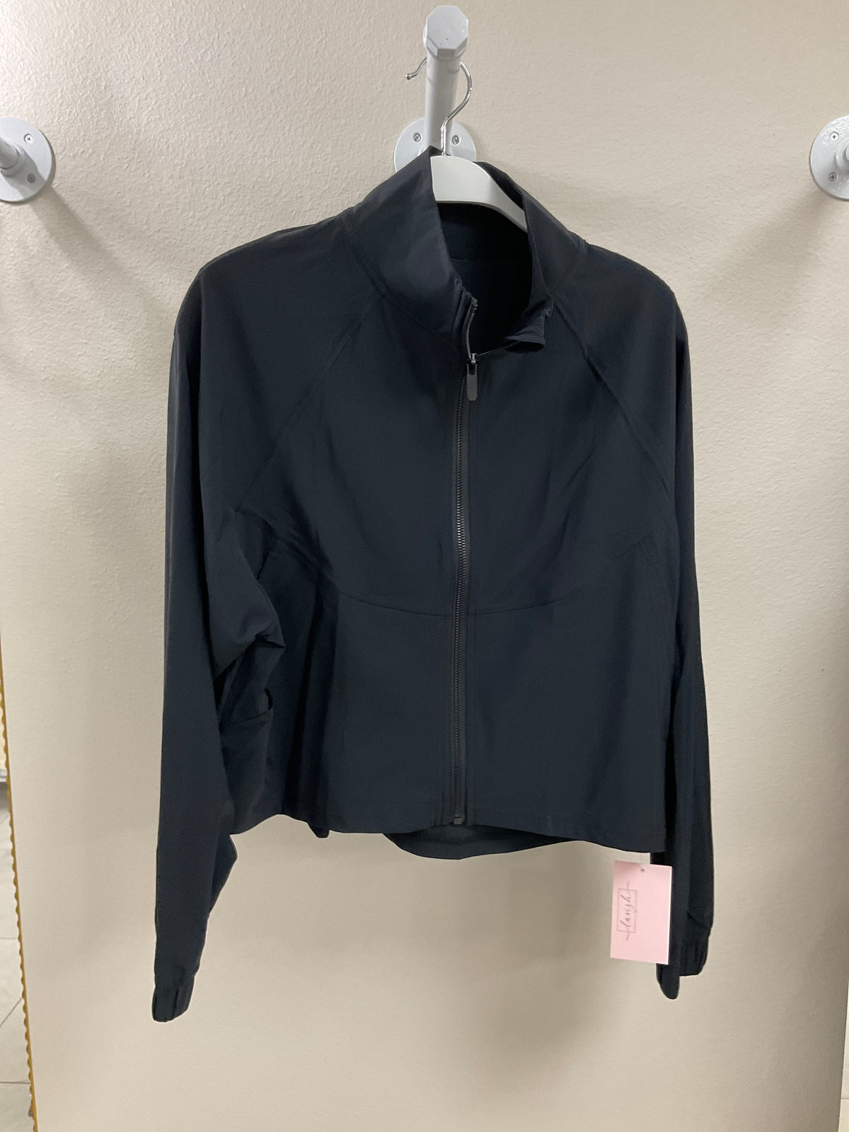 Black workout zip up inspira – Lavish 31