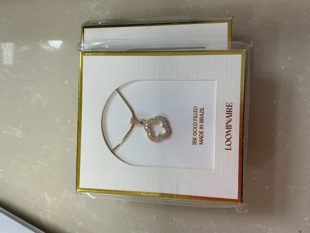 Gold clover necklace – Lavish 31