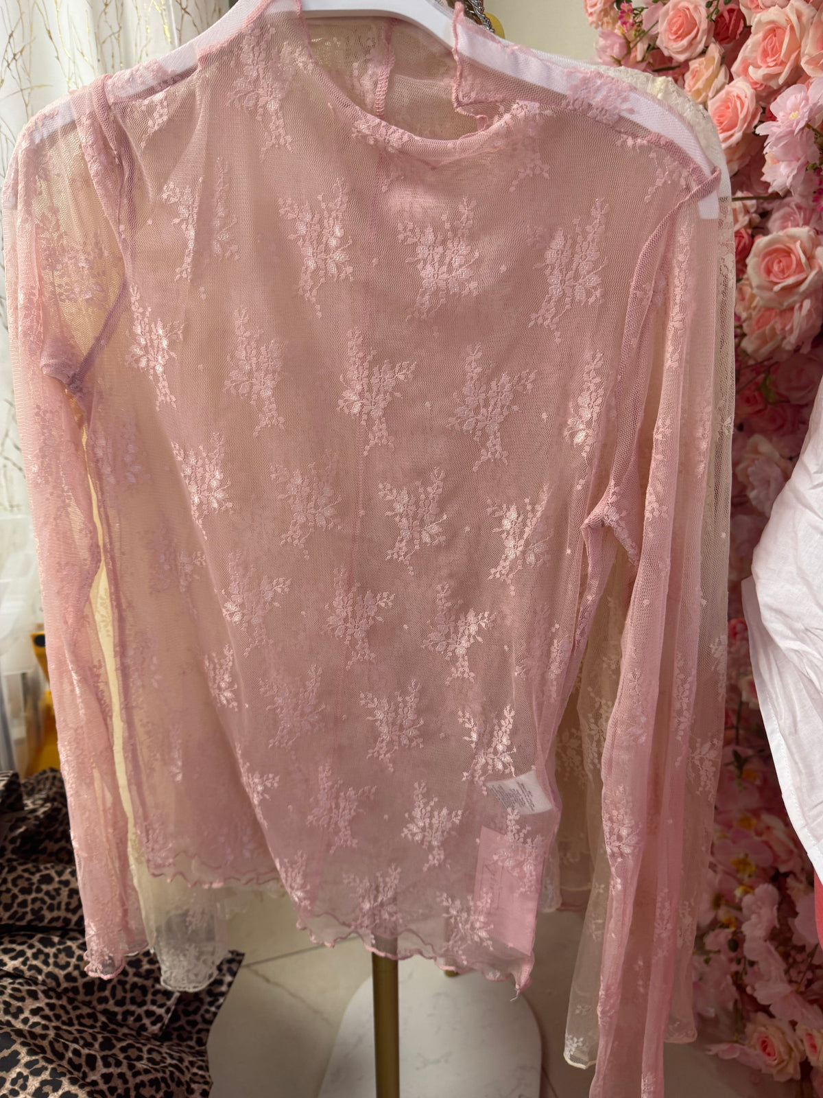 Pink sheer lace – Lavish 31