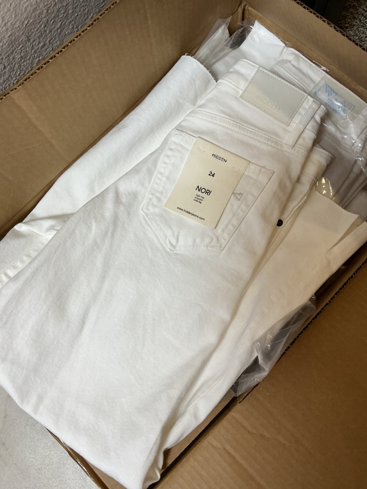 White hidden pants – Lavish 31