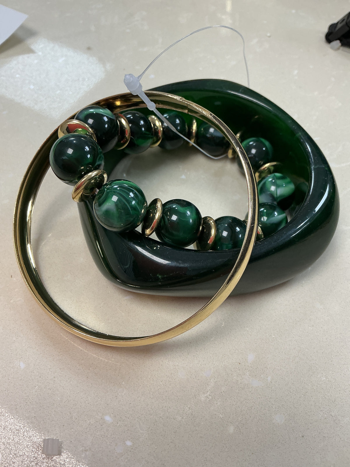 Green 3 piece bracelet – Lavish 31