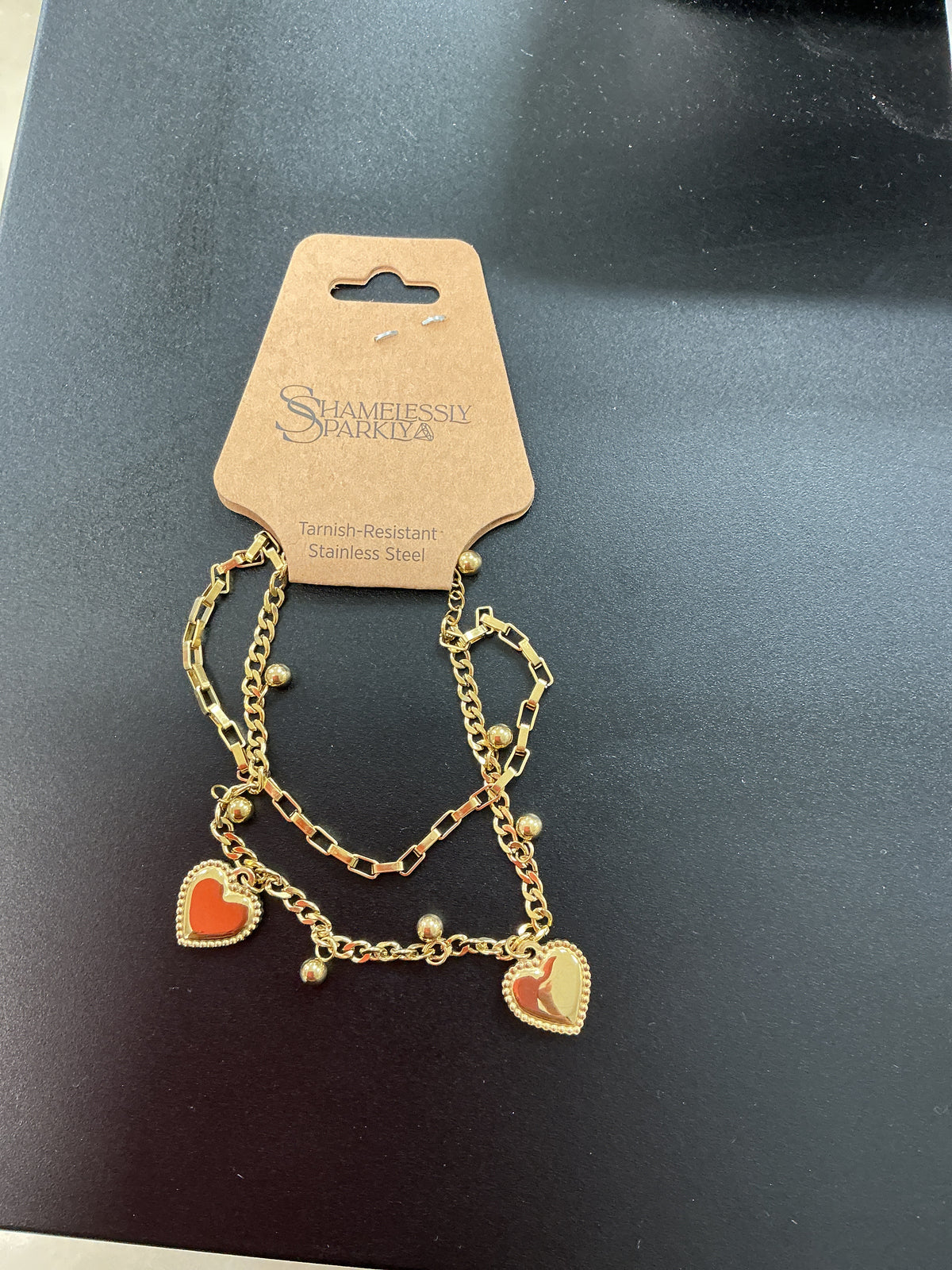 Heart charm bracelet – Lavish 31