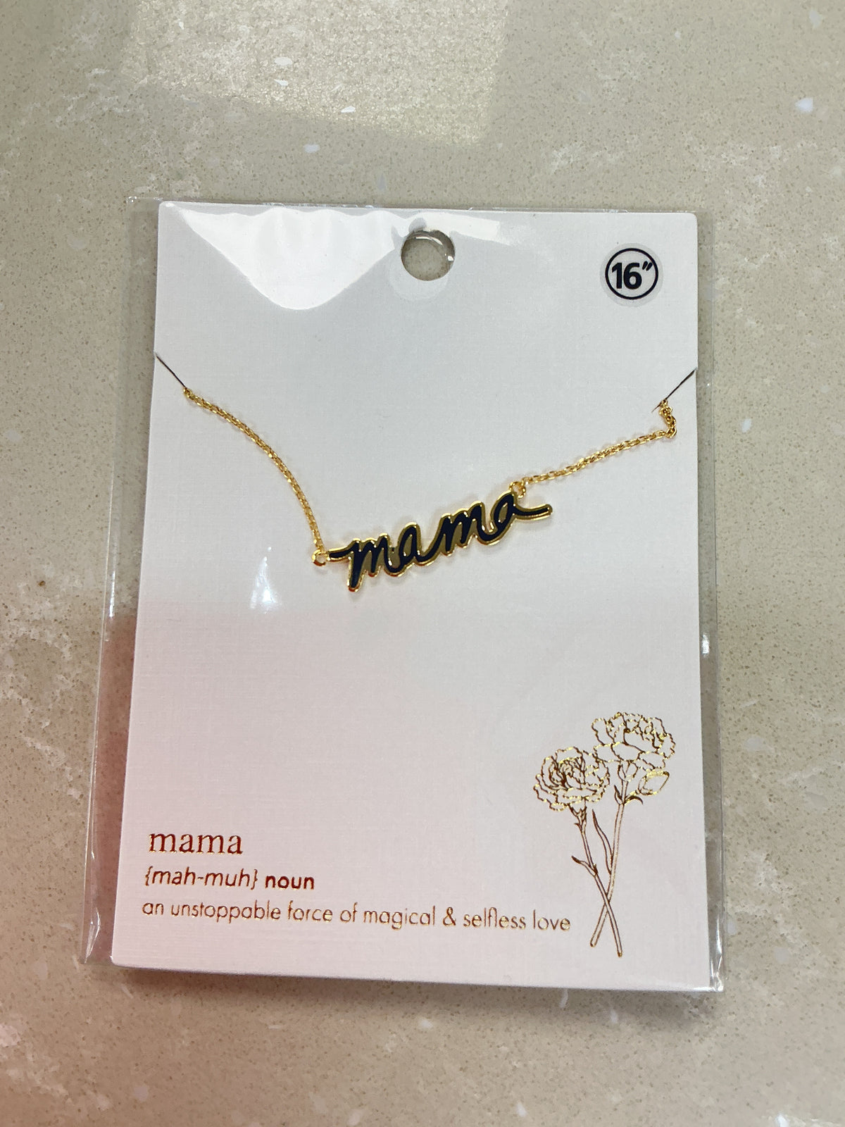 Black and gold mama necklace – Lavish 31