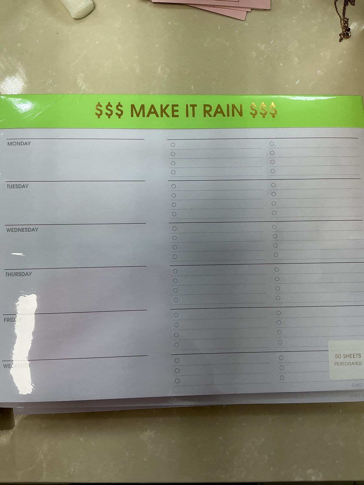 Make it rain planner – Lavish 31