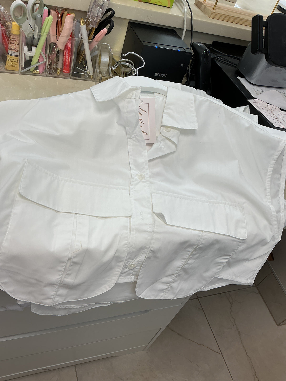 White cropped top – Lavish 31