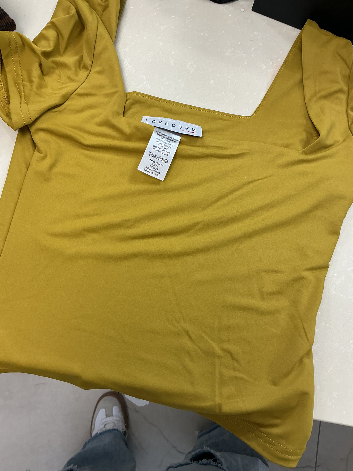 Mustard top – Lavish 31