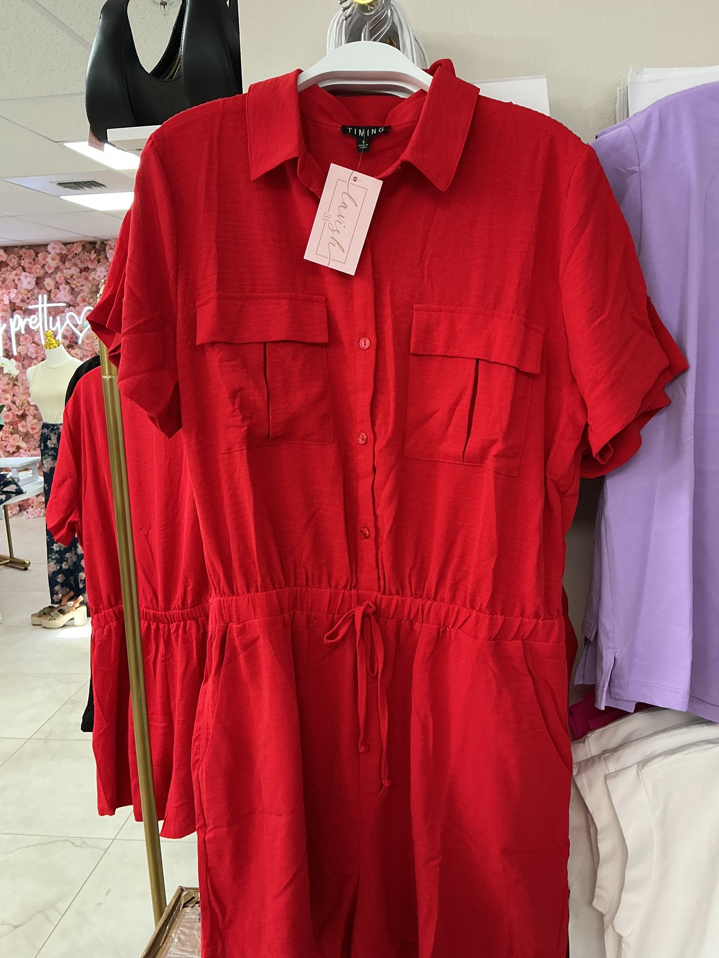 Red romper – Lavish 31