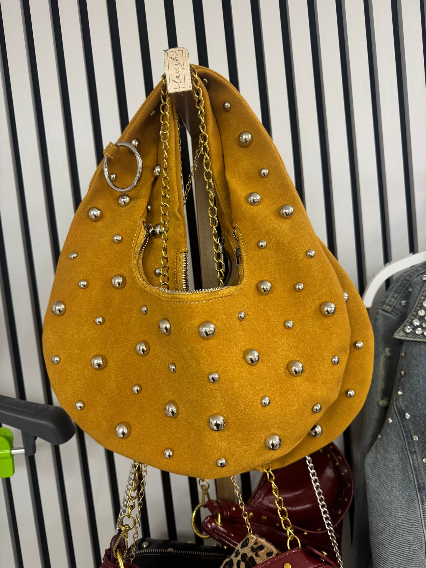 Brown studded purse – Lavish 31