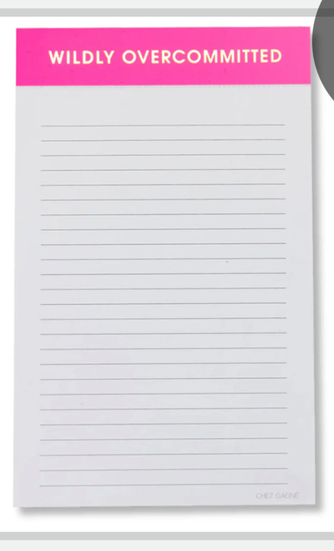 Lined notepad – Lavish 31