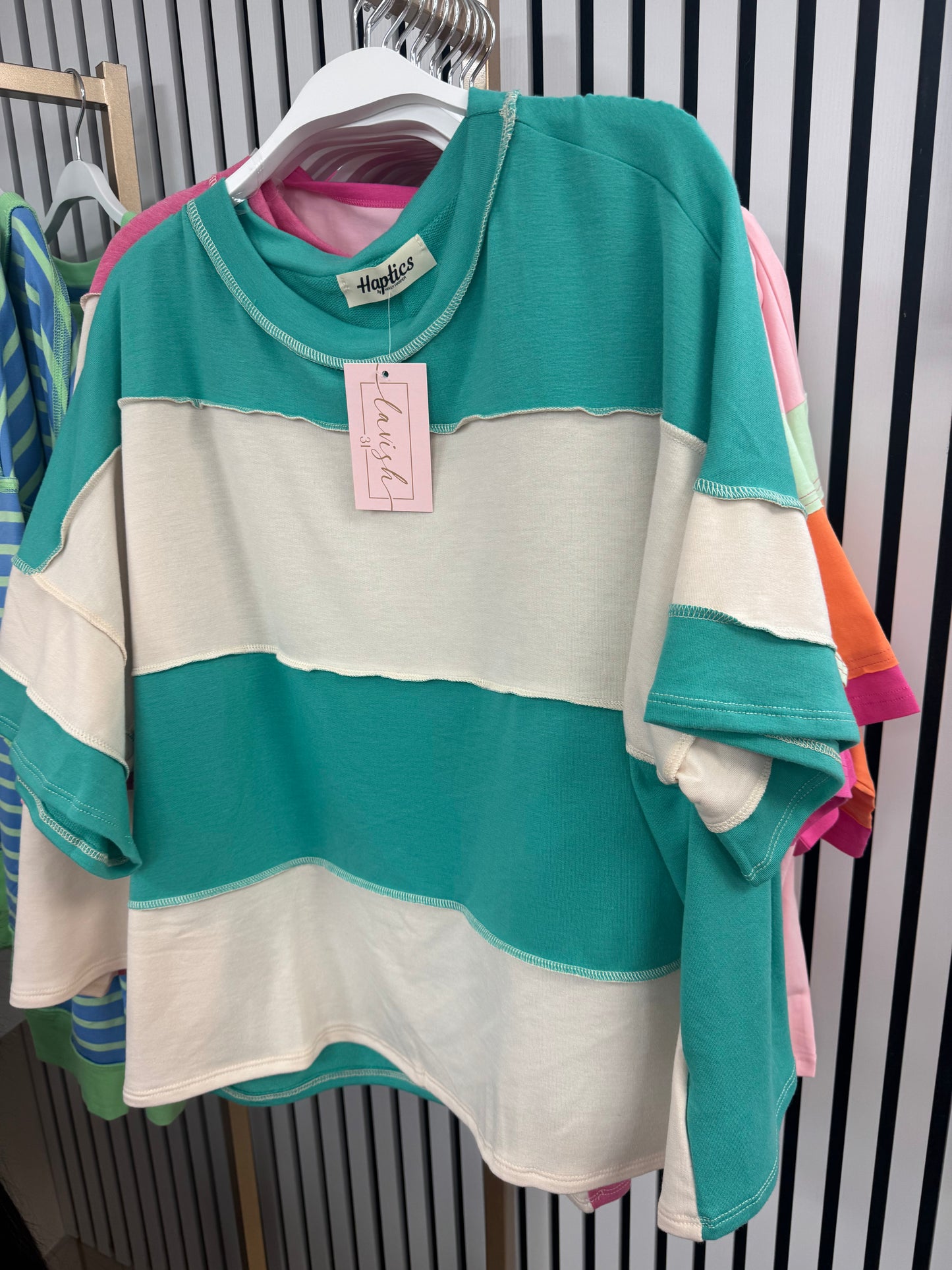Green stripe top – Lavish 31