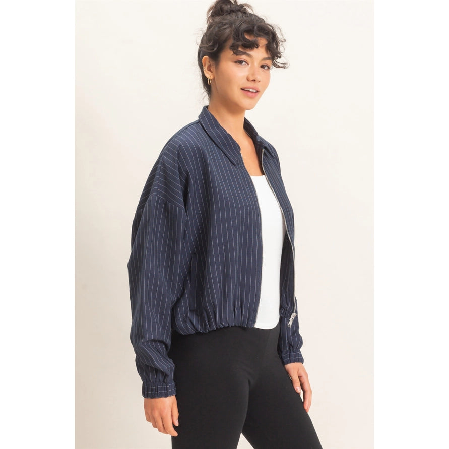 Blue striped jacket – Lavish 31
