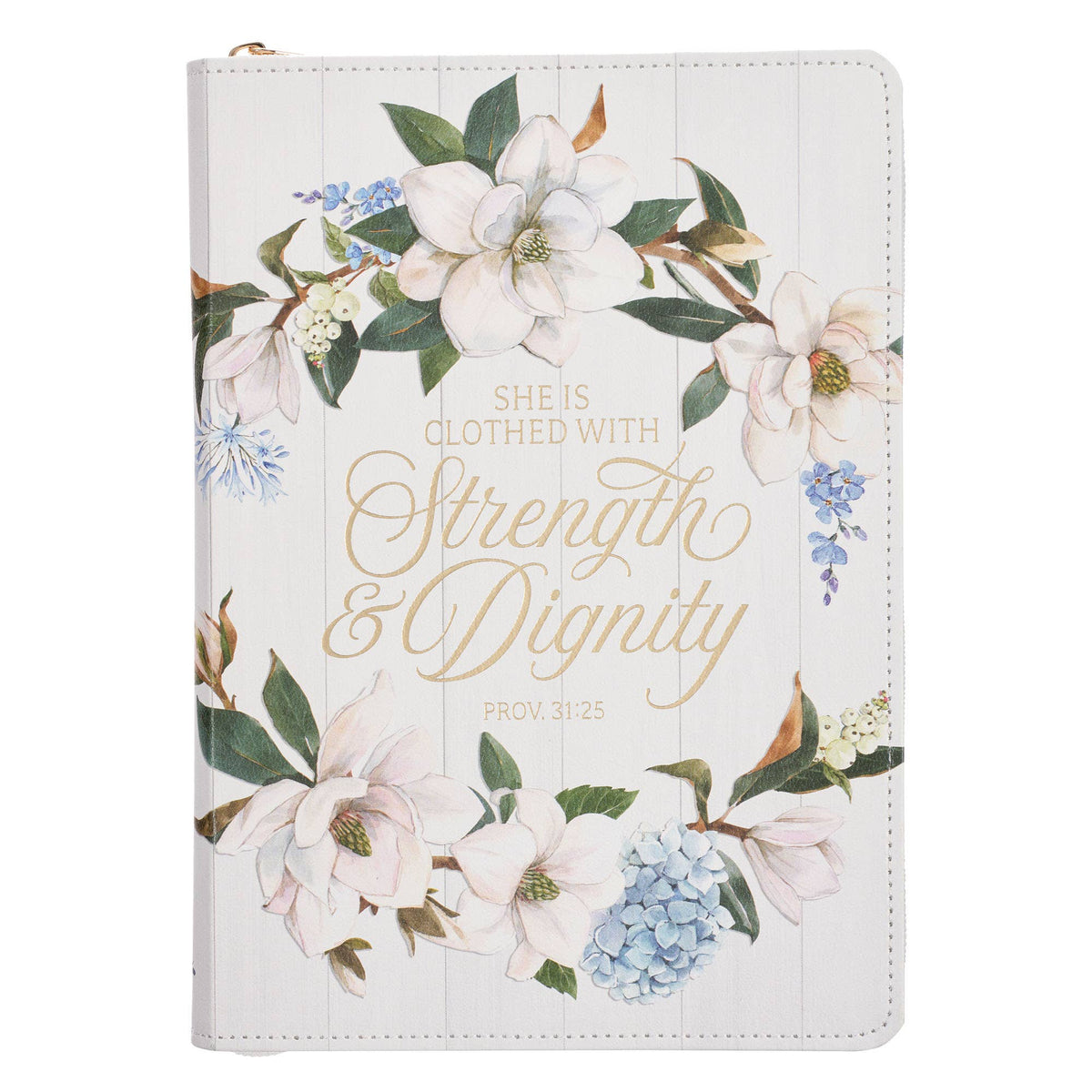Journal Classic Zip White Strength & Dignity Prov. 31:25 – Lavish 31