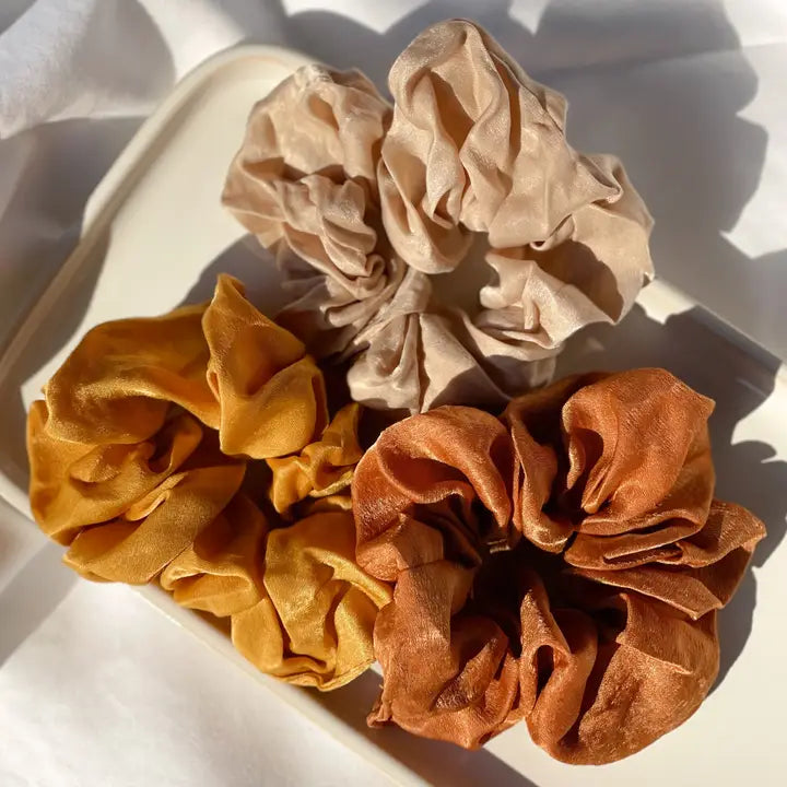 Fall colored scrunchies – Lavish 31