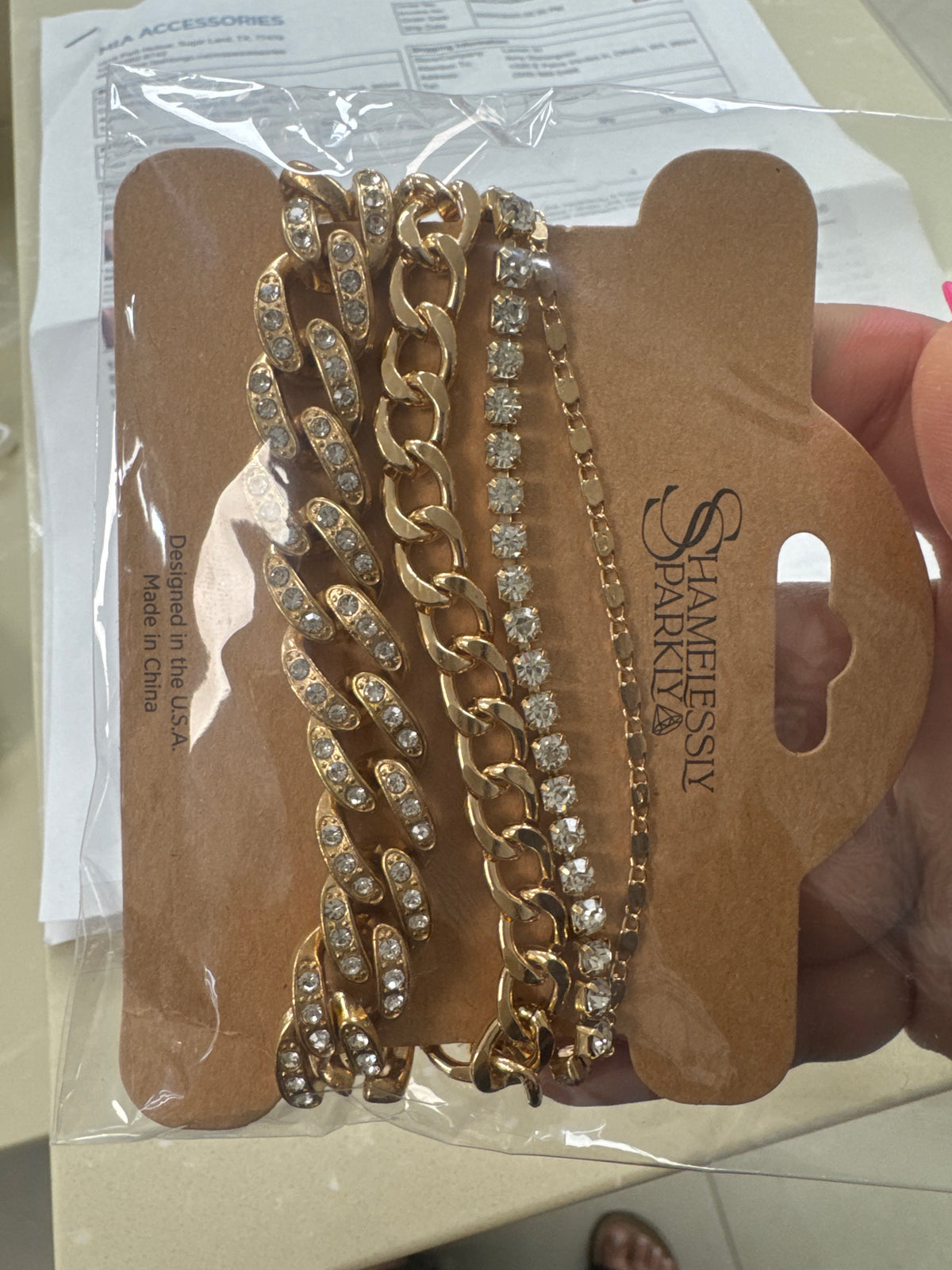 Gold bracelet set – Lavish 31