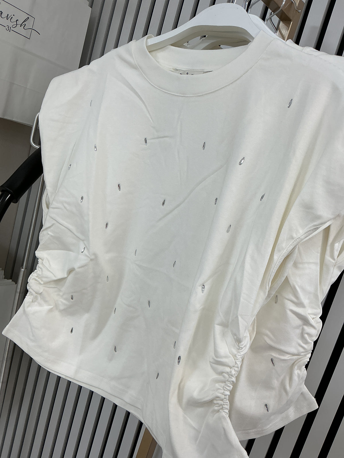 Bling white top – Lavish 31