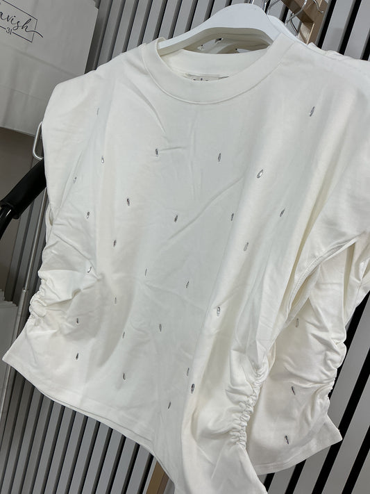 Bling white top – Lavish 31
