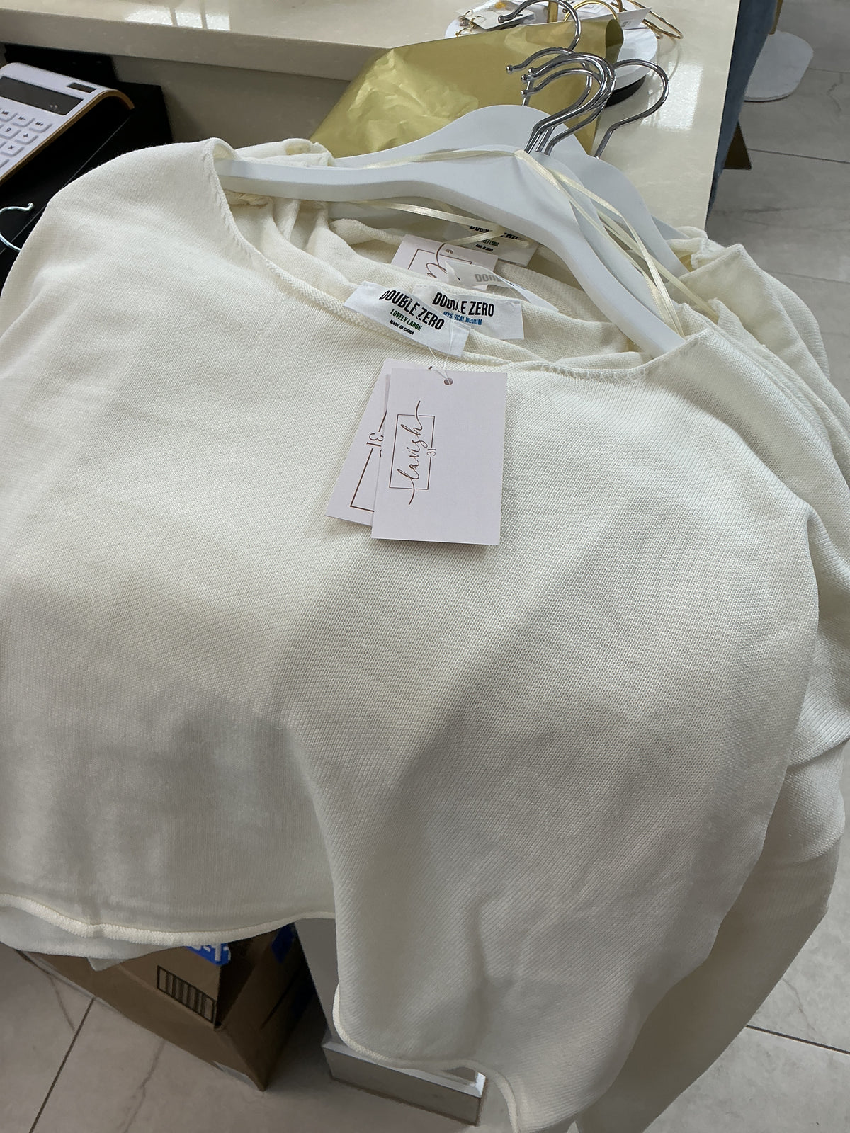 Off the shoulder cream top – Lavish 31