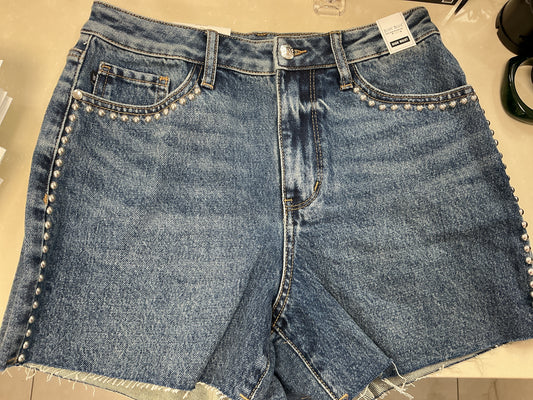 Dark blue studded judy blue shorts – Lavish 31