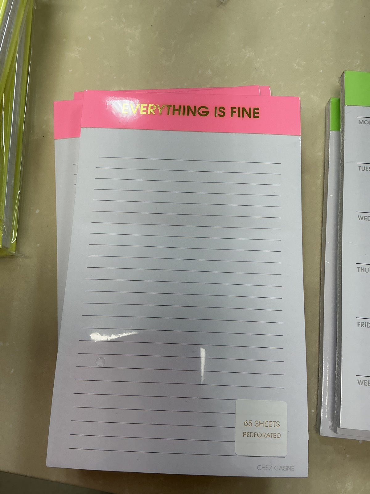 Everything is fine notepad – Lavish 31