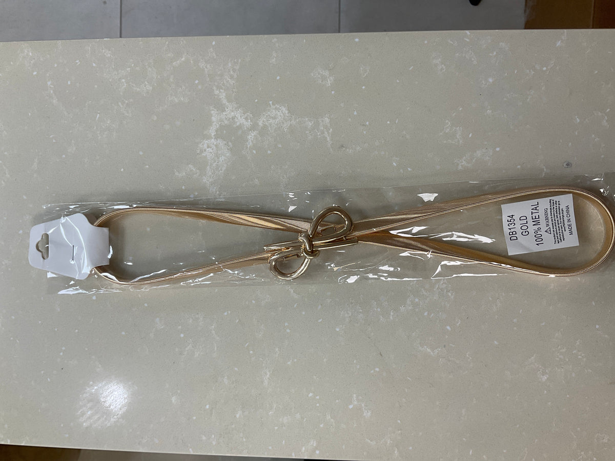 Gold belt with a bow – Lavish 31