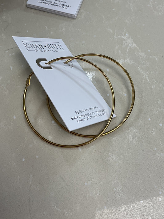 Xl gold hoops – Lavish 31