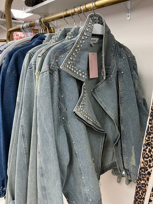 Bling jean jacket – Lavish 31