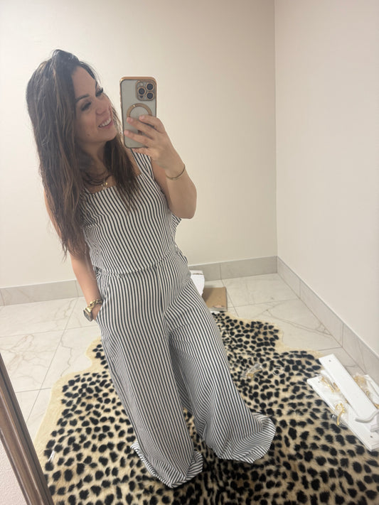Black striped 2 piece set – Lavish 31
