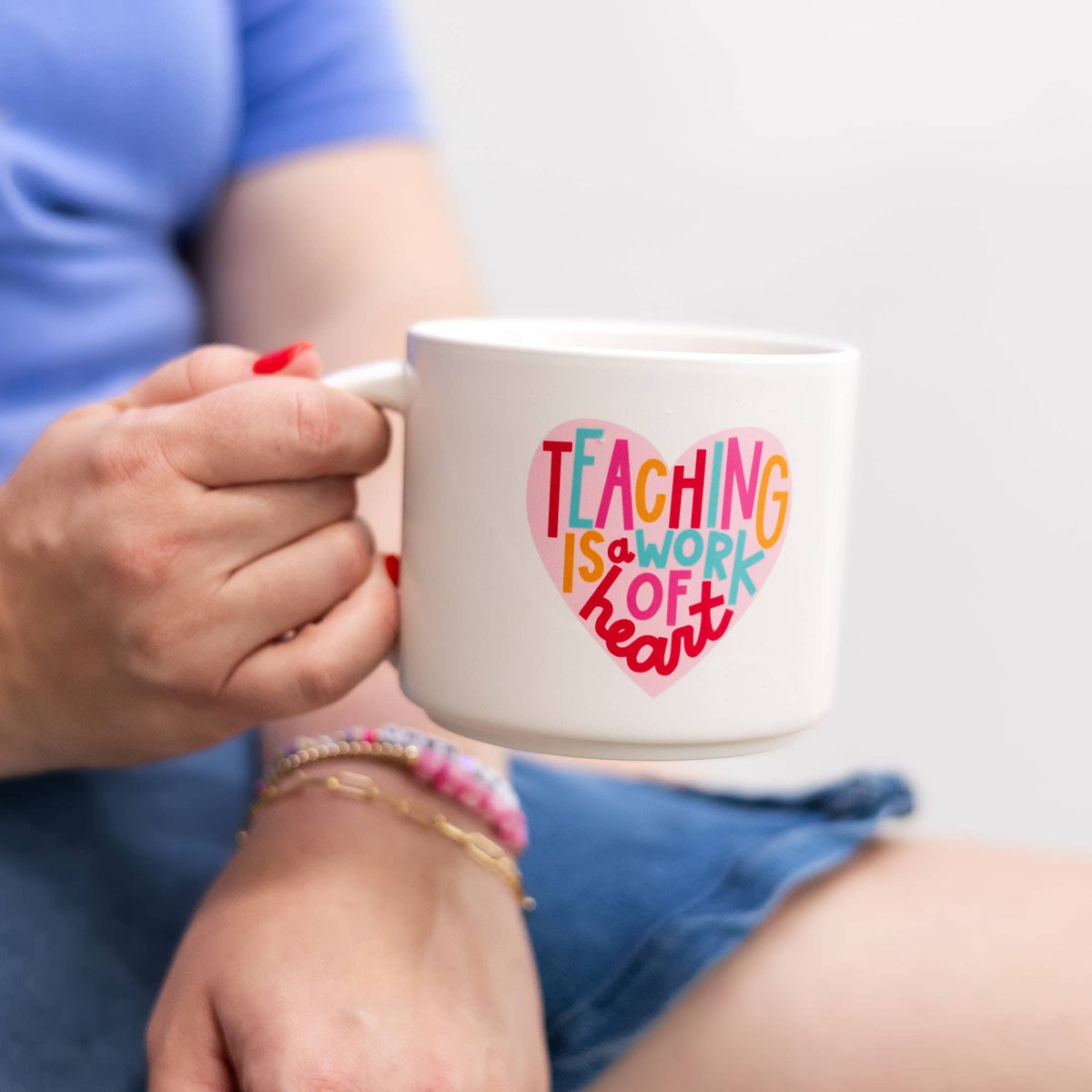 Teaching Is A Work Of Heart Mug – Lavish 31 (view 2)