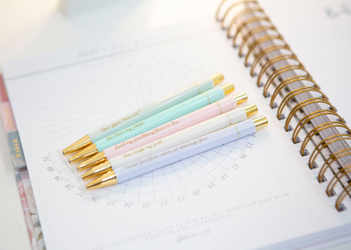 Christian Pen Set, Hymn Pen Set, Church Pens – Lavish 31 (view 4)
