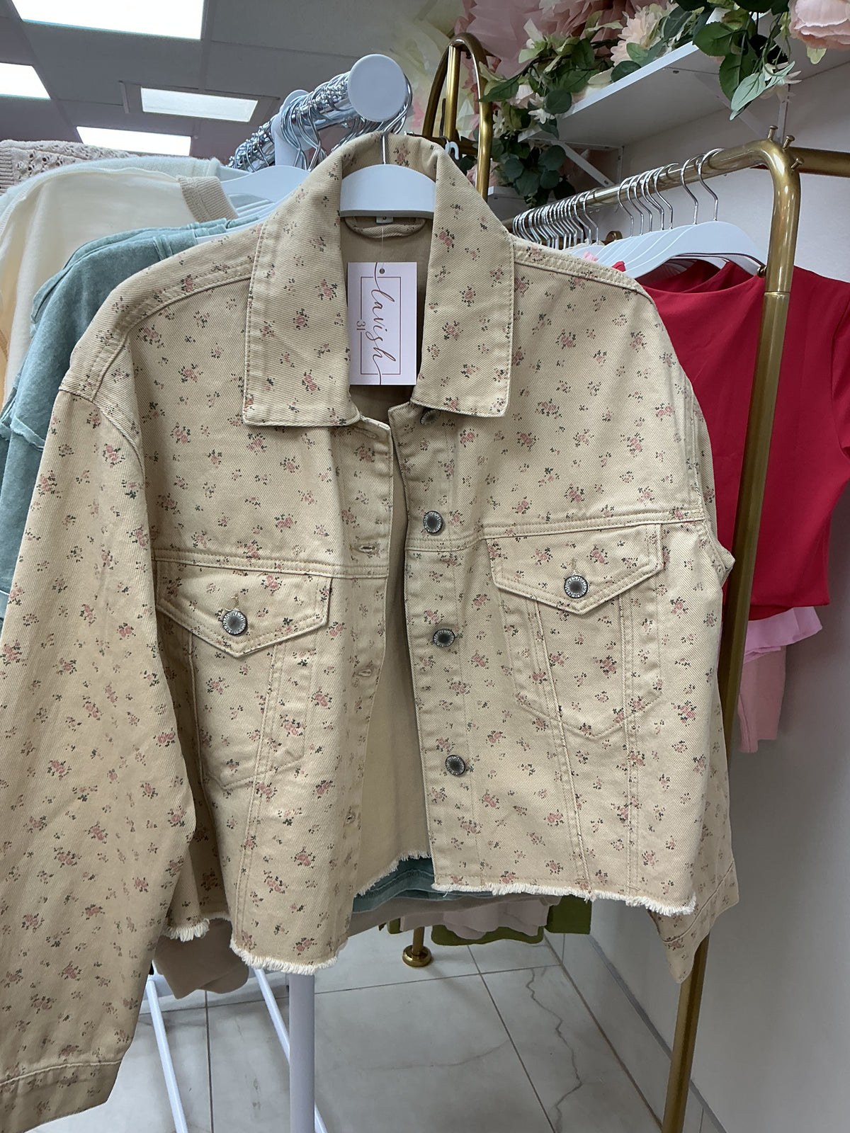 Floral denim jacket – Lavish 31