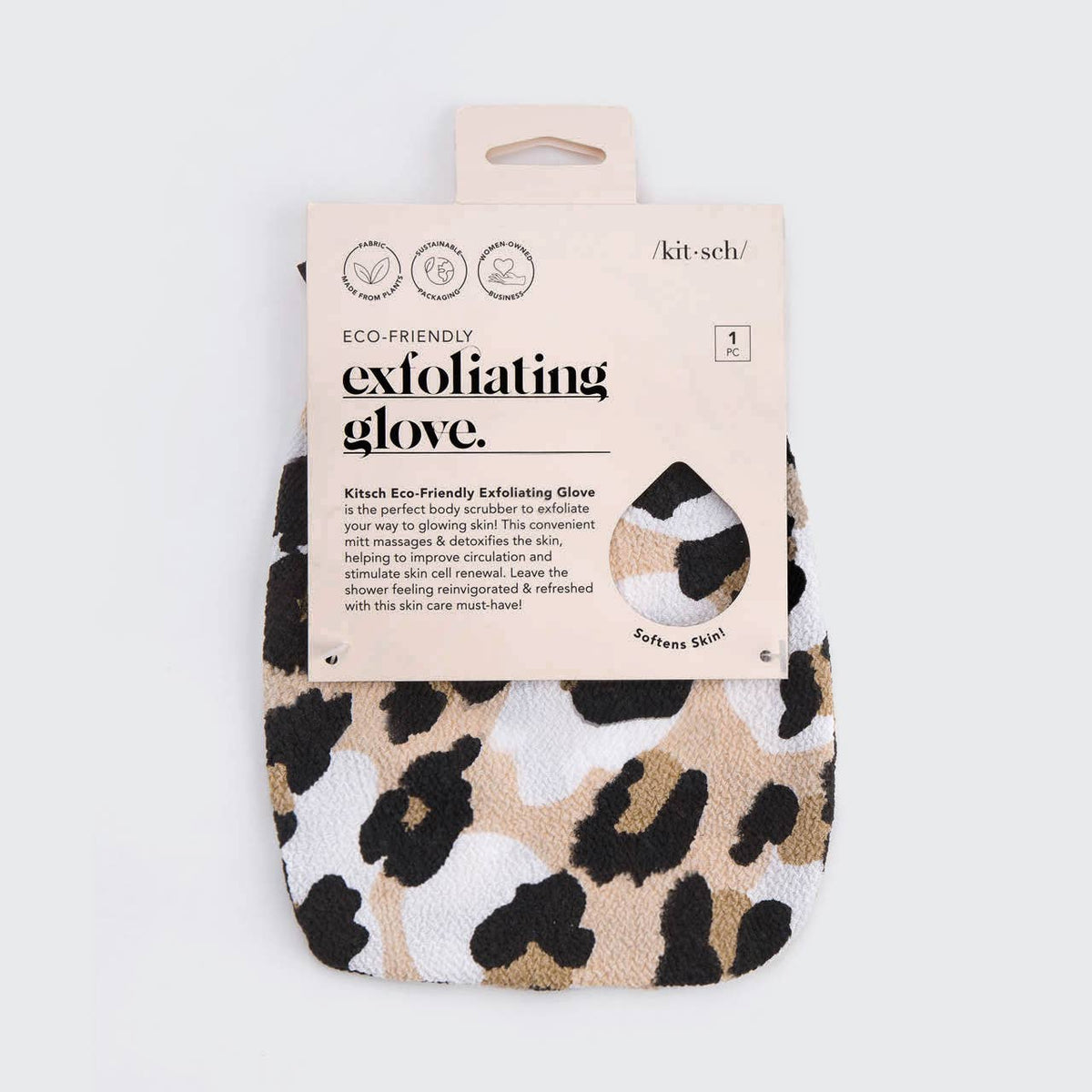Exfoliating Glove - Leopard – Lavish 31 (view 4)