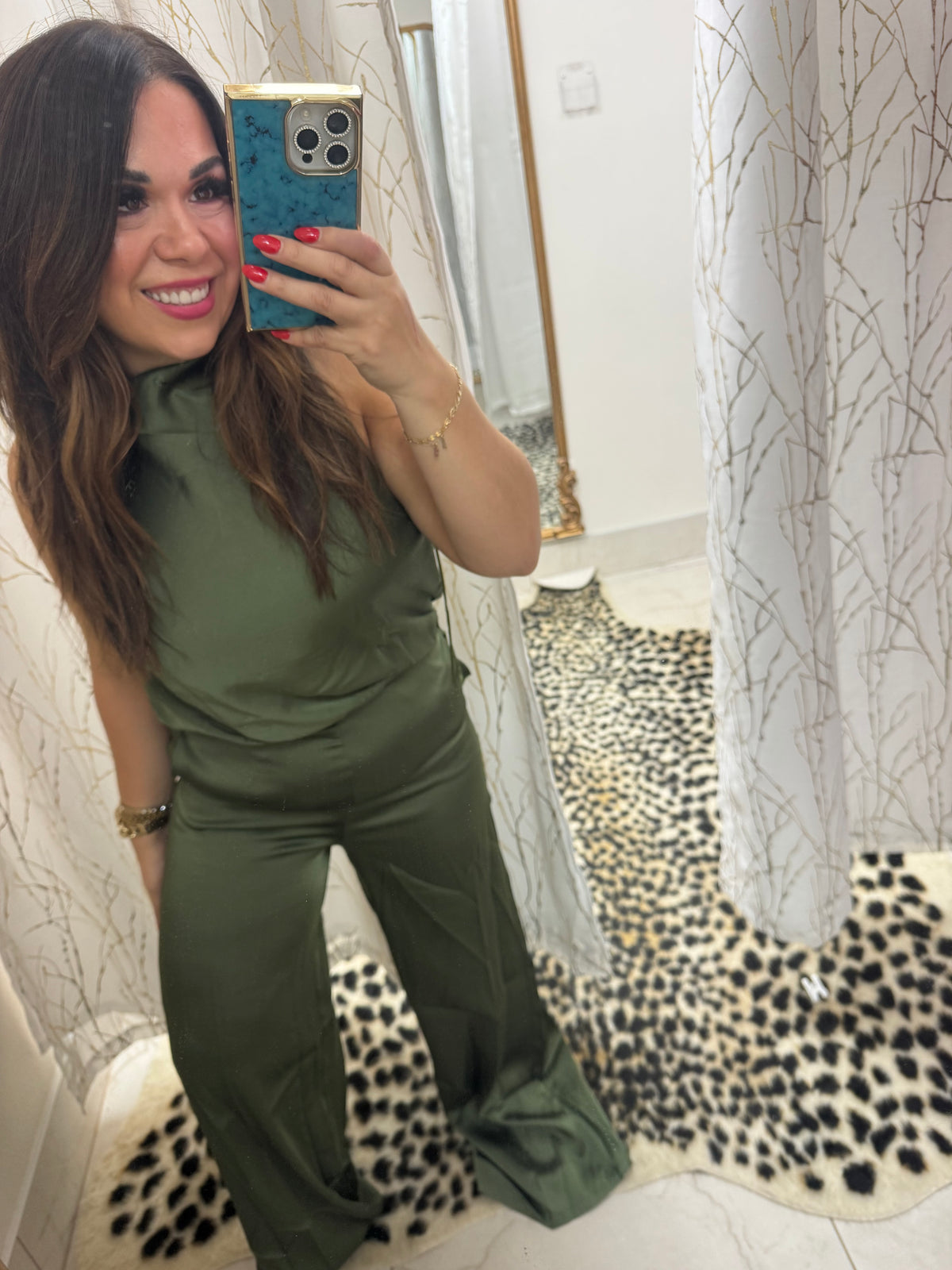 Olive green romper – Lavish 31