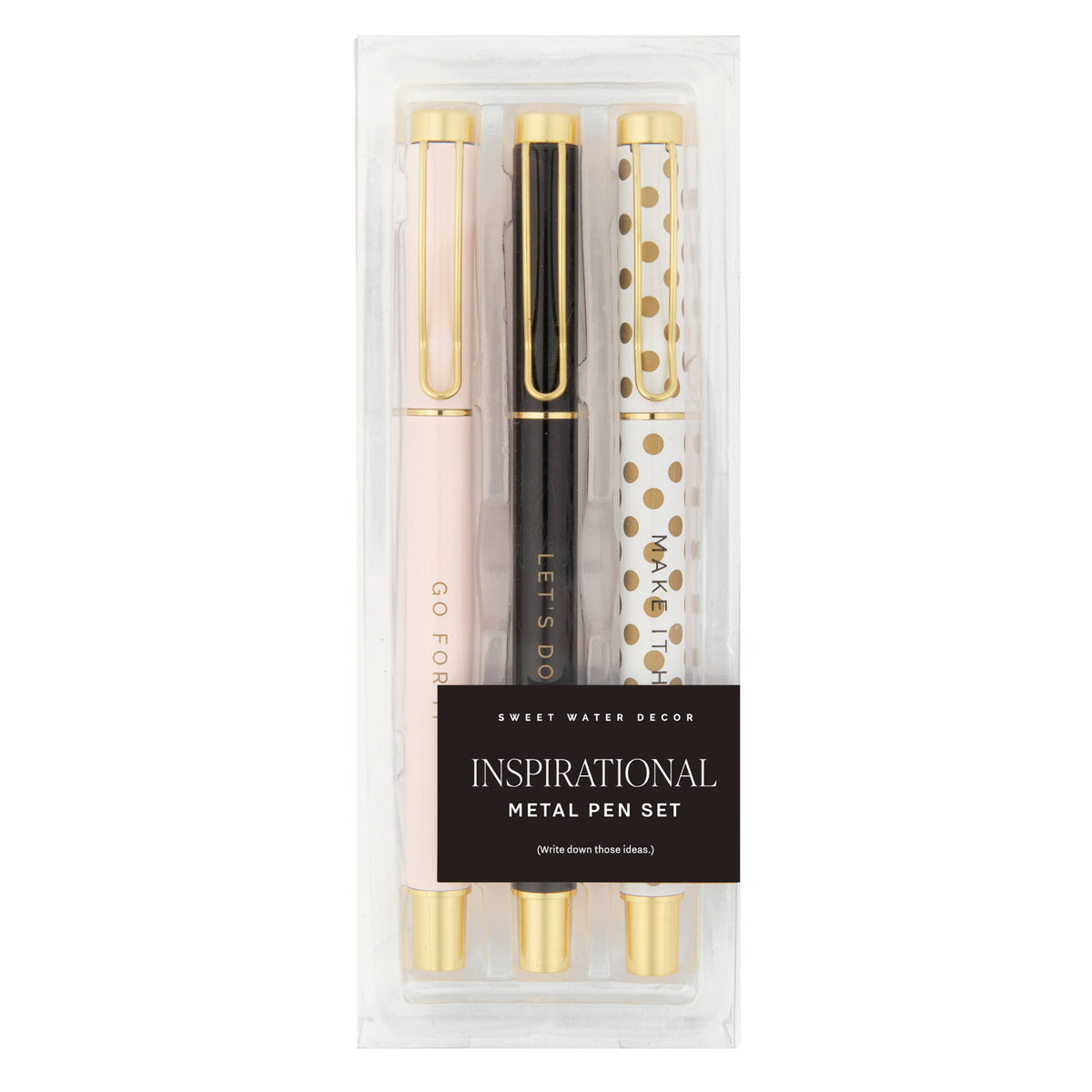Inspirational Metal Pen Set - Home Decor & Gifts – Lavish 31 (view 3)