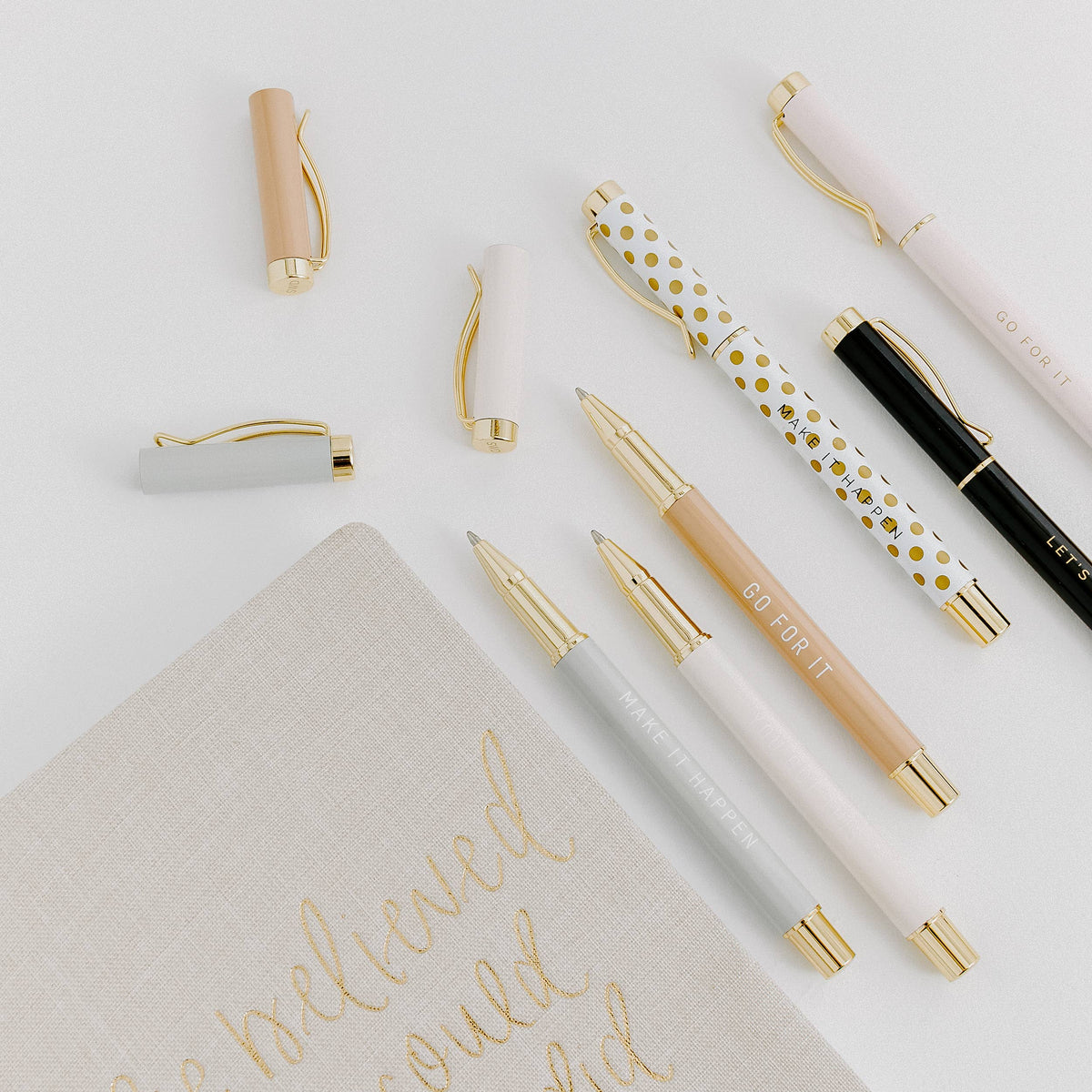 Inspirational Metal Pen Set - Home Decor & Gifts – Lavish 31 (view 2)