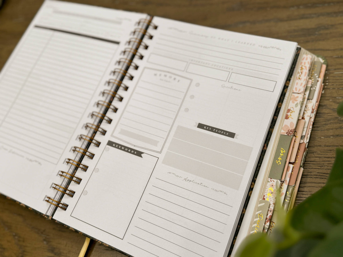 Bible Study Journal, Verse Mapping Journal – Lavish 31 (view 2)