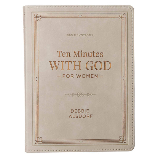 Devotional 10 Minutes with God for Women Faux Leather – Lavish 31