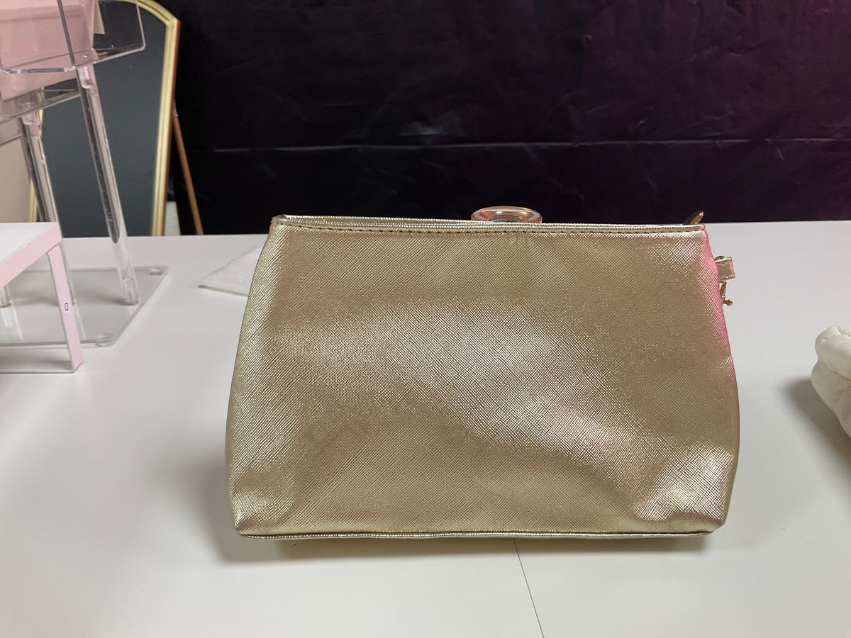Gold mini makeup bag – Lavish 31