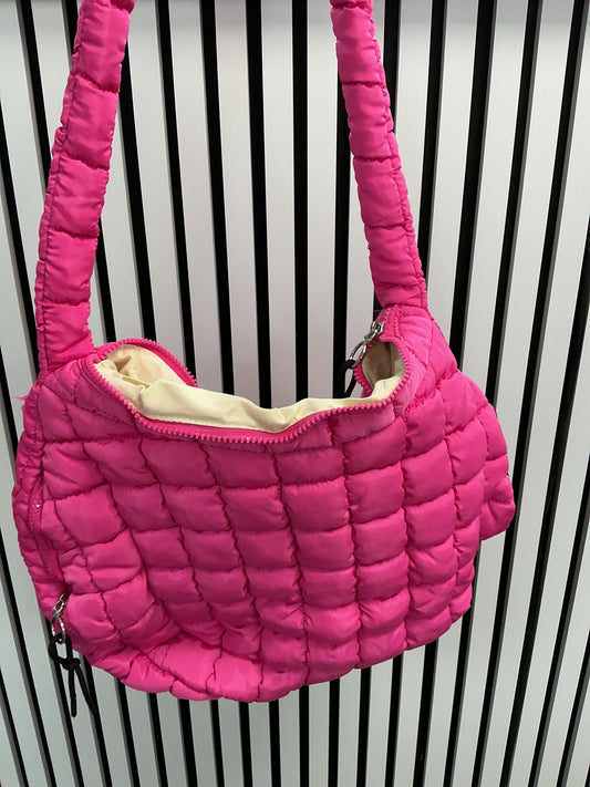 Pink puffer tote – Lavish 31