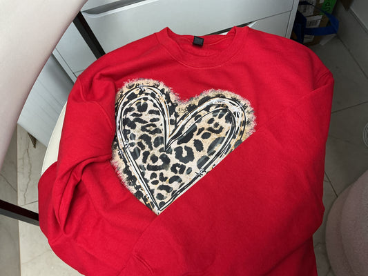 Red leopard sweatshirt – Lavish 31